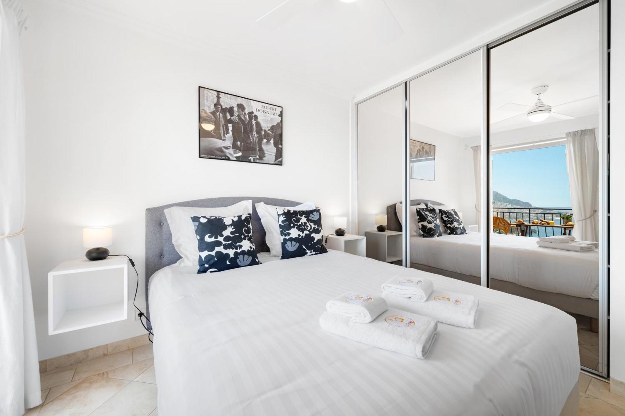 Apartament Le Coq Gabriel - Parking - Amazing View Roquebrune-Cap-Martin Zewnętrze zdjęcie